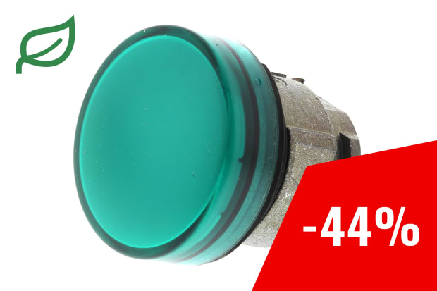 Testa lampada spia verde led